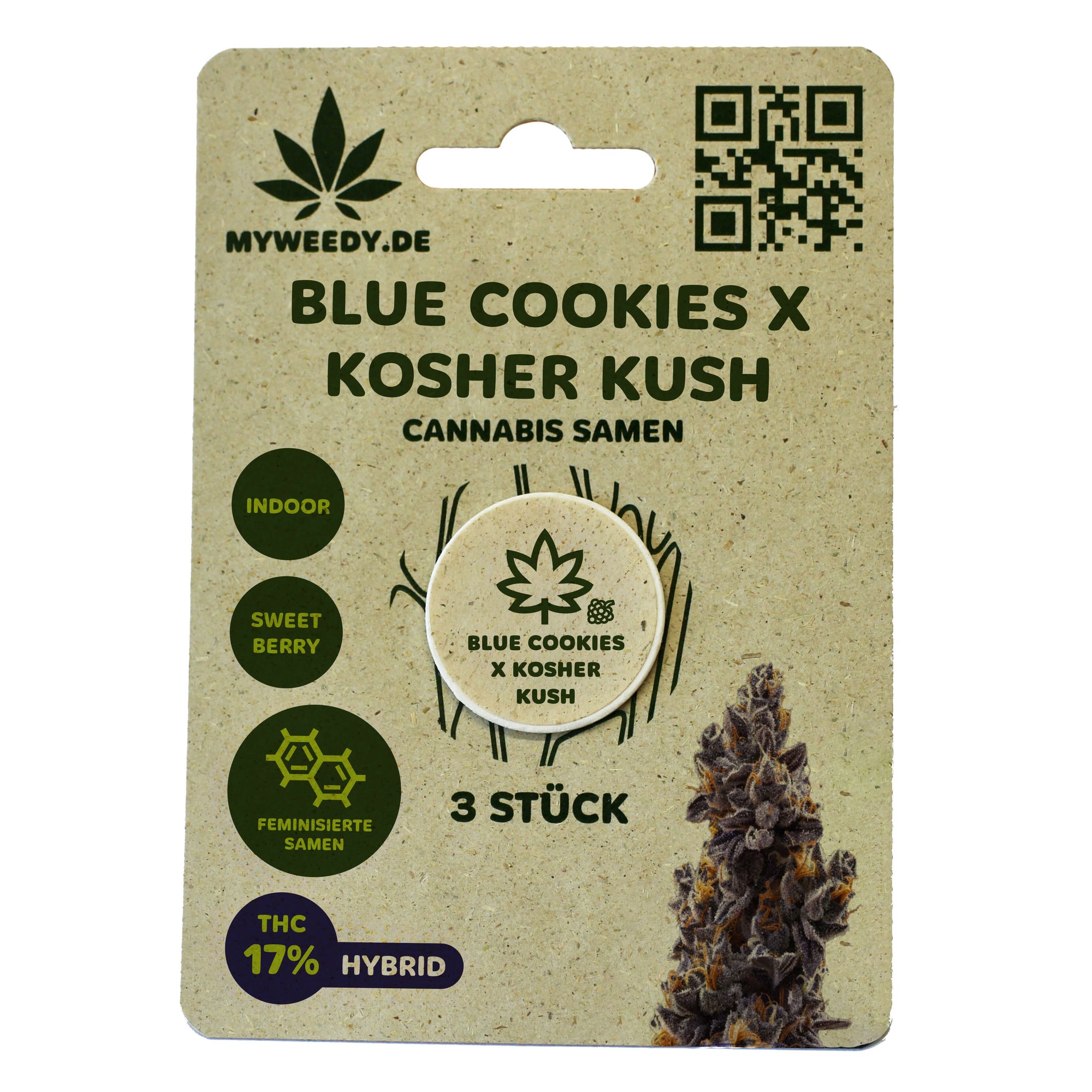 Blue Cookies x Kosher Kush - Feminisiert